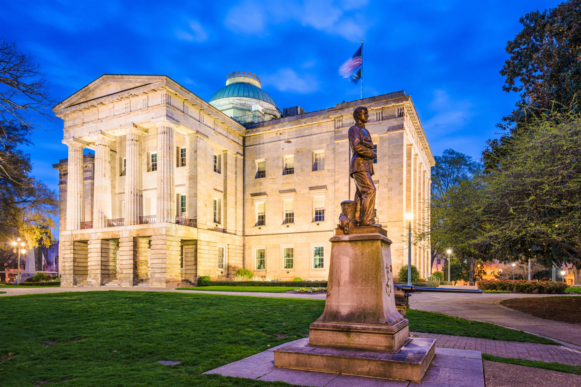 The North Carolina State Capitol in Raleigh